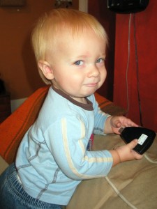 Boy on a couch